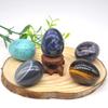 30X40mm Oval Stone Natural Amethyst Lapis Lazuli Hand Polished Table Decoration Crafts Aura Mineral Gemstone Collection,Black Labradorite,1 view 4