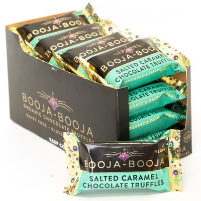 Booja - Booja, Chocolate Salted Caramel Two Vegan Chocolate Truffle Packs (Pack of 16)