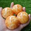 1 Pair Natural Resin Art Amber Beeswax Ball Onl Crystal Sphere Reiki Healing Home Decor 50Mm,1 Pair view 3