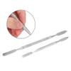 Tiiyee Stainless Steel Wax Spatula Double-ended, SFX Makeup Tool for Scar Prosthetics and Fake Wounds Hygienic Cosmetic Stirring Rod with Nonstick Surface (16 cm) view 3