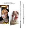 Tiiyee Stainless Steel Wax Spatula Double-ended, SFX Makeup Tool for Scar Prosthetics and Fake Wounds Hygienic Cosmetic Stirring Rod with Nonstick Surface (16 cm) view 4