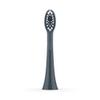 Ordo Replacement Sonic Toothbrush Heads with Pulse Technology for Teeth Cleaning, Plaque Removal, Silicone Polishing, Deep Clean Bristles, Adults, Pack of 4, Black Charcoal Grey view 2