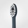 Ordo Replacement Sonic Toothbrush Heads with Pulse Technology for Teeth Cleaning, Plaque Removal, Silicone Polishing, Deep Clean Bristles, Adults, Pack of 4, Black Charcoal Grey view 4
