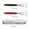 2 Pcs Stainless Steel Tongue Brush Set Tongue Scraper Cleaner Professional Tongue Scraper with Case for Bad Breath Oral Care Fresh Breath view 4