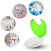 Jagowa 1 Piece False Teeth Container Denture Box, Press Open Retainer Case Holder Portable Denture Box Teeth Fixing Box Denture Container Orthodontic Holder Box (Green) view 4