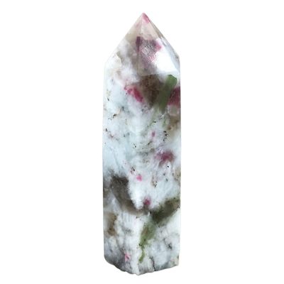 WGPHD quartz decoration 4-10cm Natural Crystal Carving Red Academy Pillar Meditation Crystal (Size : 7-8cm)