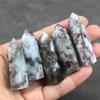 WGPHD quartz decoration 4-10cm Natural Crystal Carving Red Academy Pillar Meditation Crystal (Size : 7-8cm) view 4
