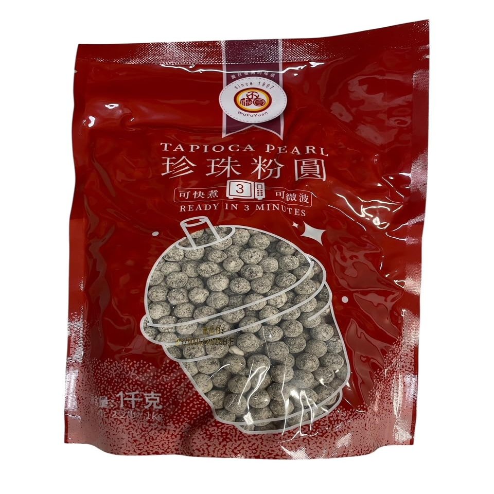 Xihaha Black Tapioca Pearl for Bubble Tea 1KG (Big Pack), 1.0 kilograms, 1000.0 gram