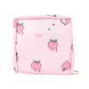 1 Pack Sanitary Napkin Storage Bag, Menstrual Cup Pouch, Portable Pads Feminine Menstruation First Period Bags for Teen Girls, Women, Ladies (Peach Heart) view 1