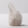 1PC Natural White Crystal Cluster Irregular Quartz Stone Crystal Point Specimen Home Decoration Crystal Mineral,Crystal Cluster,50-80g view 2