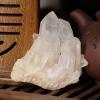 1PC Natural White Crystal Cluster Irregular Quartz Stone Crystal Point Specimen Home Decoration Crystal Mineral,Crystal Cluster,50-80g view 3