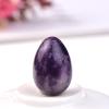 Yoni Egg Natural Stone Jade Crystal Egg Mineral Ball Women Kegel Exercise,Amethyst view 1