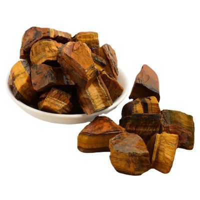 100% Natural Tiger Eyes Stone Raw Mineral Specimens Home Decor Quartz Stones Crystals Decoration Flower Plate Decorate,Tiger Eye Stone,1pack (400g)