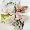 1pcs Hand Carved Crystal Stone Butterfly Pink Opal Lepidolite Labradorite Amazonite Butterflys Home Decoration,Pink Opal,2inch view 1