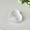 100% Natural White Selenite Cat Eye Gypsum Hand Carved Gypsum Heart Crystal Stone for Home Decor Carved Hearts for Gift view 1