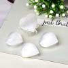 100% Natural White Selenite Cat Eye Gypsum Hand Carved Gypsum Heart Crystal Stone for Home Decor Carved Hearts for Gift view 2
