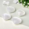 100% Natural White Selenite Cat Eye Gypsum Hand Carved Gypsum Heart Crystal Stone for Home Decor Carved Hearts for Gift view 4
