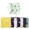 1 Pack Sanitary Napkin Storage Bag, Menstrual Cup Pouch, Portable Pads Feminine Menstruation First Period Bags for Teen Girls, Women, Ladies (Cactus) view 2
