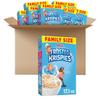 Kellogg's Frosted Krispies Cold Breakfast Cereal, Kids Snacks, Baking Marshmallow Treats, Family Size, Original (8 Boxes)