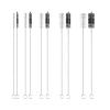 10pcs Nylon Bottle Brush, 11.5 Inch Long Straw Brushes Nylon Tube Brush Set with 5 Sizes Bottle Cleaner Brushes for Cleaning Pipe Straw Wine Bottle Sink (Black, White) view 1
