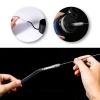 10pcs Nylon Bottle Brush, 11.5 Inch Long Straw Brushes Nylon Tube Brush Set with 5 Sizes Bottle Cleaner Brushes for Cleaning Pipe Straw Wine Bottle Sink (Black, White) view 4