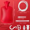 Shishuyu Enema Kit 2L with 2 Tips, 60 inch Silicone Hose, Controlable Water Flow Valve, Hot-Water Bottle for Colon Cleansing Enemas (Red) view 2