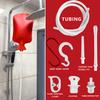 Shishuyu Enema Kit 2L with 2 Tips, 60 inch Silicone Hose, Controlable Water Flow Valve, Hot-Water Bottle for Colon Cleansing Enemas (Red) view 3