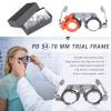 Adjustable Trial Frame Optical Trial Lens Frame PD 54-70mm Pure Titanium Optical Titanium Optic Trial Eye Optometry Lens Frame Suitable for different people(Color:sliver,Size:PD54-70mm) view 2