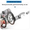 Adjustable Trial Frame Optical Trial Lens Frame PD 54-70mm Pure Titanium Optical Titanium Optic Trial Eye Optometry Lens Frame Suitable for different people(Color:sliver,Size:PD54-70mm) view 4