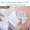 Waterproof Stoma Ostomy Shower Cover with Non Sticky Pad Colostomy Bag Pouch Shower Guard Shield Showerguard, Ostoma Cover(8"x8", Pack of 25), S view 3