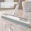 Floor Squeegee Multifunction Magic Broom, 4-in-1 Easily Dry The Floor Surface and Remove Dirt and Hair, pet Hair Remover, Liquid, Glass Wiper, Sweeper Broom for Living Room, Kitchen, BathroomGray view 2