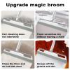 Floor Squeegee Multifunction Magic Broom, 4-in-1 Easily Dry The Floor Surface and Remove Dirt and Hair, pet Hair Remover, Liquid, Glass Wiper, Sweeper Broom for Living Room, Kitchen, BathroomGray view 3