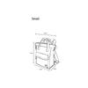 ROKA London Bantry B small Sustainable Custard Canvas view 3