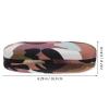 2 in 1 Double Sided Portable Glasses Case Lens Case with Built-in Mirror, Tweezer and Solution Bottle view 2