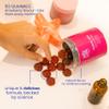 Jelly Pills Collagen Gummies 500 mg + Hyaluronic Acid & Coenzyme Q10 + Vitamins C & E  60 Vegan Gummies  Sugar-Free  Skin Firmness, Hydration & Anti-Ageing view 4