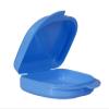 Anawakia Double Hole Teeth Storage Box Retaining Case with Ventilation Holes Denture Storage Box (Blue) view 1