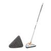 360 Degree Rotatable Adjustable Cleaning Mop - Triangle Microfiber Mop with Long Handle, Extendable Adjustable Triangle Mop Multifunctional Wet and Dry Mop for Floor/Ceiling/Wall view 1