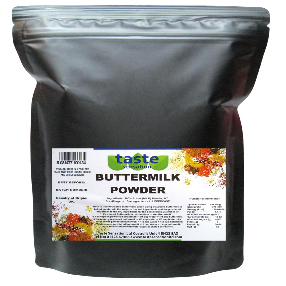 Buttermilk Powder (Sweet and Creamy) -1kg Resealable Pouch