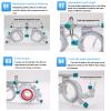 Multifunctional full frame Optometry Optician Trial Lens Fully Adjustable Trial Frame Optical Frame Eye Optometry Optician Accessories 5-piece slot(Color:GRAY,Size:PD48-80) view 4
