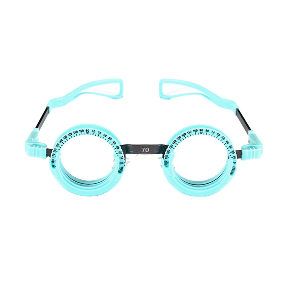 Fixed trial frame Optometric Universal Optical Trial Frame PD 50-72mm Optical trial frame Ophthalmology trial frame Test optometrist (Color:blue,Size:PD70)