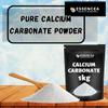 Calcium Carbonate 1kg by Essencea Pure Bulk Ingredients | 100% Pure Calcium Carbonate Powder | Chalk Powder [Packaging May Vary] view 2
