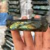 100% Natural Single Tip Labradorite Stone Crystal Column Crafts Home Decoration Fengshui Ornaments Gifts Office Decor Moonstone,10-12cm,10pcs view 3