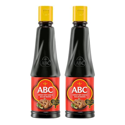 ABC Sweet Soy Sauce Kecap Manis for Stir Frying 275ml (Pack of 2) HALAL