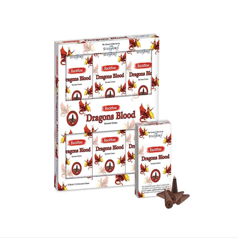Backflow Cones Dragon Blood 6 Packs