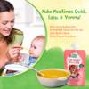 Baby Likes Halal Organic Butternut Squash, Rice and Lamb 130 grams x 6 pouches Baby Puree for 7 months plus view 3