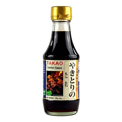 Takao Japanese Yakitori Sauce, 230g, Gluten Free, For met and BBQ