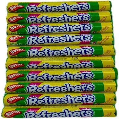 Barratt Refreshers Fruity Flavour Fizzy Sweets (10 Pack)