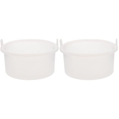 Beaupretty 2pcs Silicone Wax-bean Melting Bowl Heat-resistant Wax Bowl for Home Wax Heat Accessory Hair Removal Tool