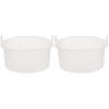 Beaupretty 2pcs Silicone Wax-bean Melting Bowl Heat-resistant Wax Bowl for Home Wax Heat Accessory Hair Removal Tool view 1
