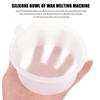 Beaupretty 2pcs Silicone Wax-bean Melting Bowl Heat-resistant Wax Bowl for Home Wax Heat Accessory Hair Removal Tool view 2